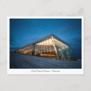 Cartão Postal Oslo Opera House