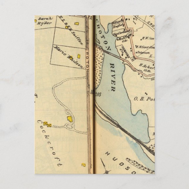 Cartão Postal Ossining, Nova Iorque 2 (Frente)