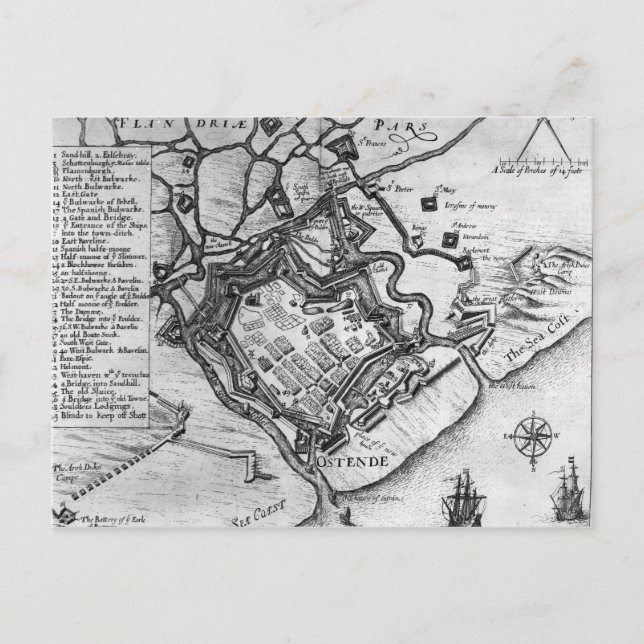 Cartão Postal Ostende, dos Comentários (Frente)