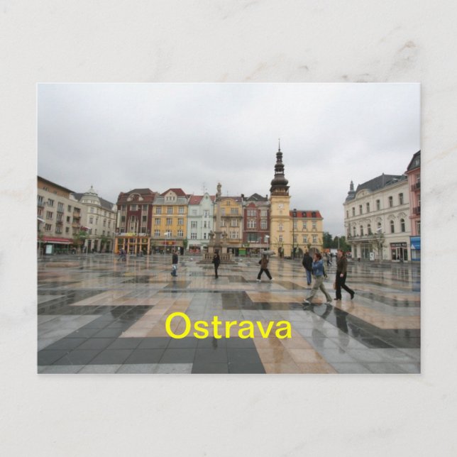 Cartão postal Ostrava (Frente)