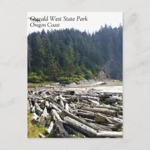 Cartão Postal Oswald West State Park, Costa do Oregon