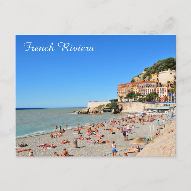Cartão Postal Ótimo. Riviera Francesa (Frente)