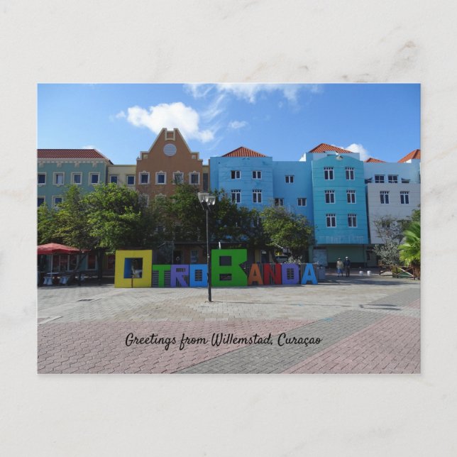 Cartão Postal Otrobanda Willemstad Curaçao (Frente)