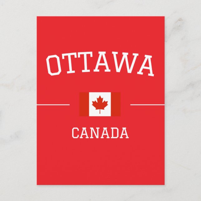 Cartão Postal Ottawa (Frente)