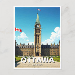 Cartão Postal Ottawa Canada Viagem
