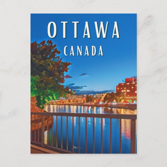 Cartão Postal Ottawa : Capitale dynamique du Canada  (Frente)