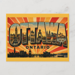 Cartão Postal Ottawa Ontário Capital Nacional