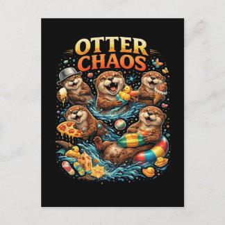 Cartão Postal Otter Chaos