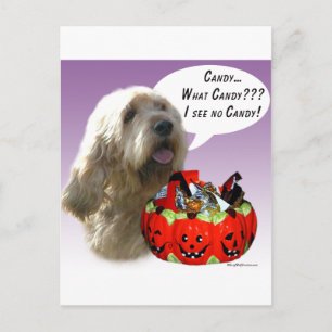 Cartão Postal Otterhound Halloween Candy