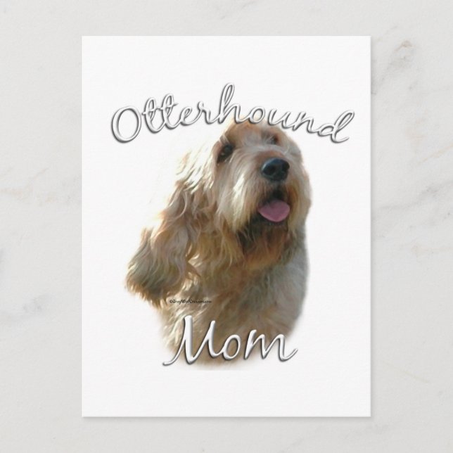 Cartão Postal Otterhound Mãe 2 (Frente)