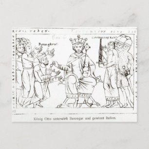 Cartão Postal Otto I Submetendo-se a Berenger II