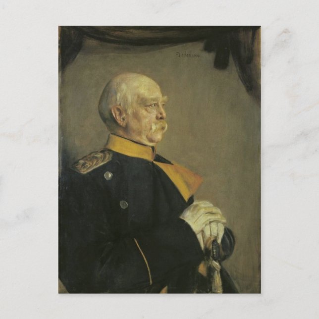 Cartão Postal Otto von Bismarck (Frente)