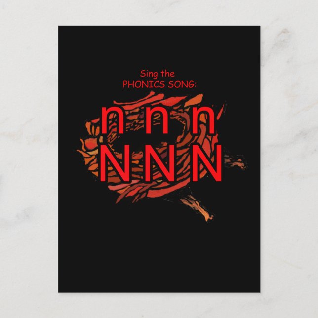 cartão postal ou cartão flash fones (Frente)