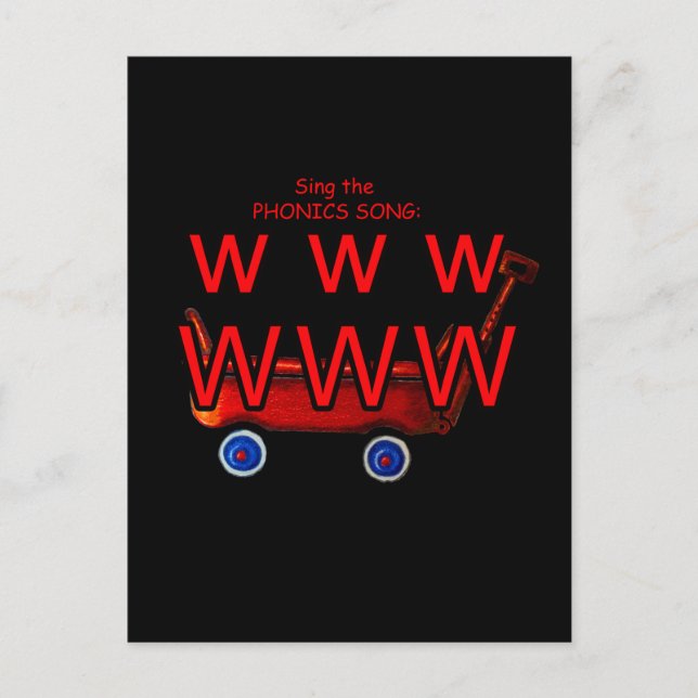 cartão postal ou cartão flash fones (Frente)