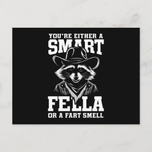 Cartão Postal Ou você é um Smart Fella ou Fart Smella
