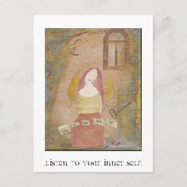 Cartão Postal Ouça (Frente)