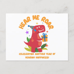 Cartão Postal Ouça-me rebelar Implante Cochlear Ouvindo Aniversá