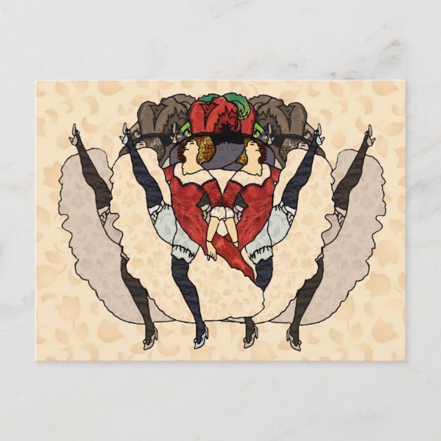 Cartão Postal Oui! Oui! Oui! Cartão-postal Flora (Frente)