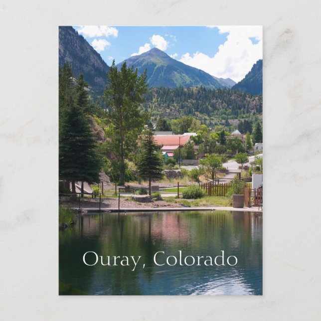 Cartão Postal Ouray, Viagem do Colorado (Frente)