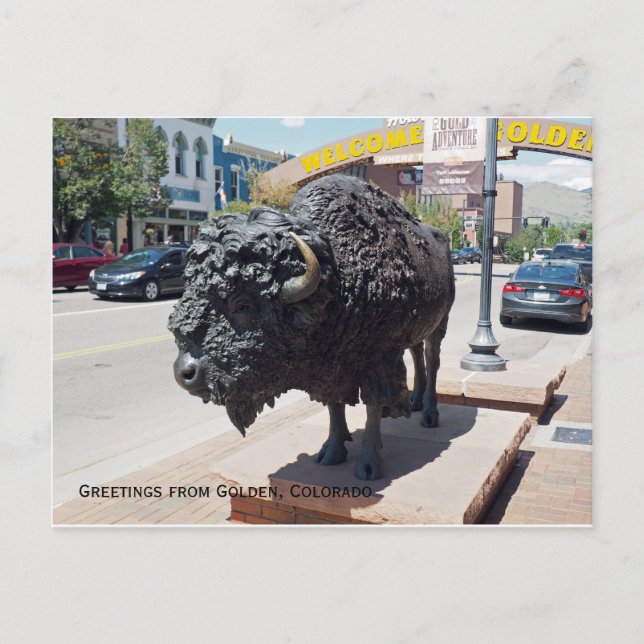Cartão Postal Ouro Colorado (Frente)