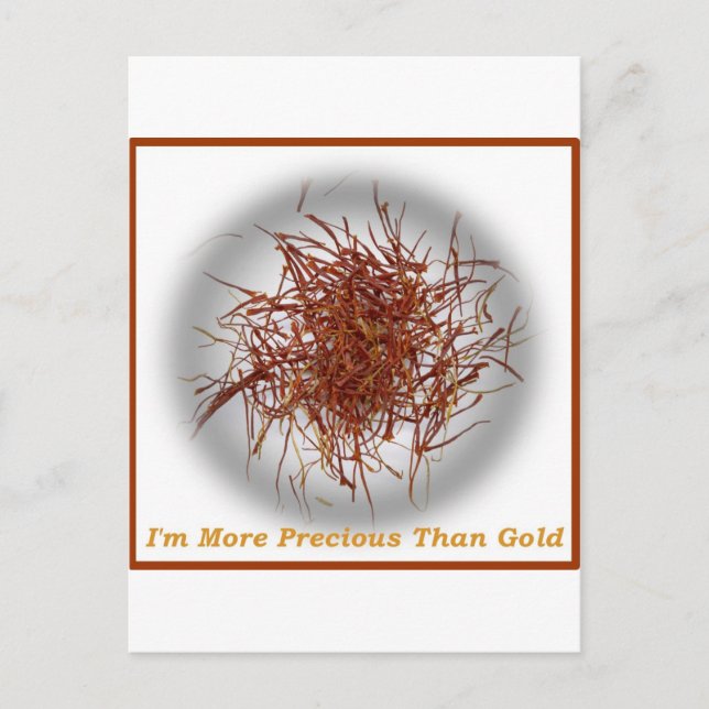 Cartão Postal ouro de açafrão (Frente)