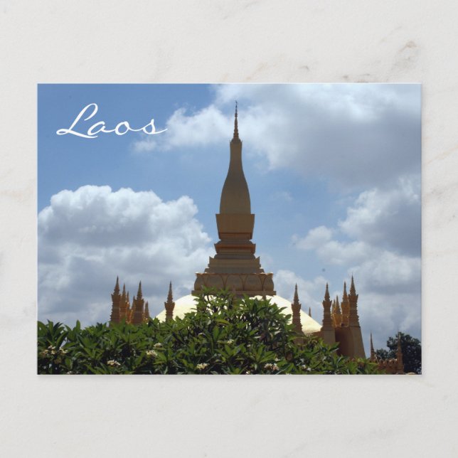 Cartão Postal ouro de cima, estúpido (Frente)