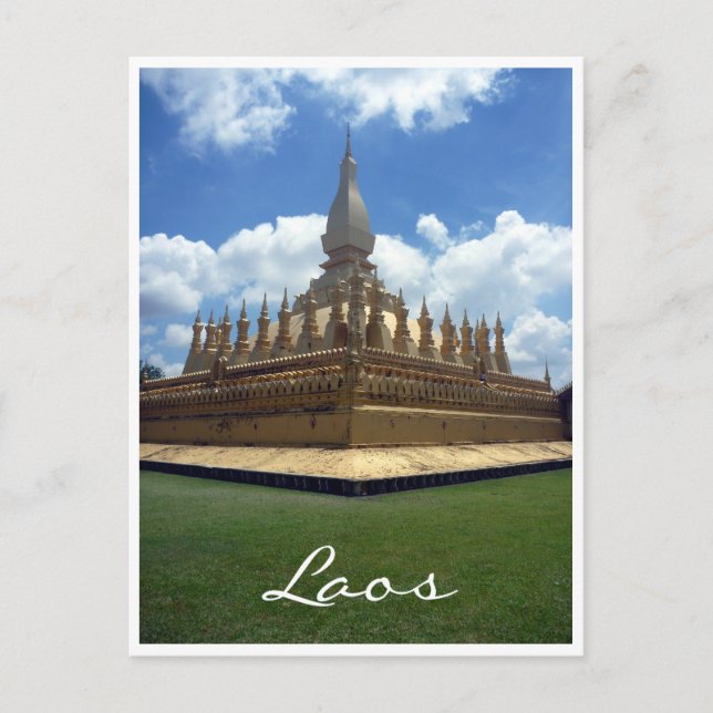 Cartão Postal ouro estúpido (Frente)