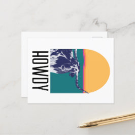 Cartão Postal Ouro Hour Longhorn