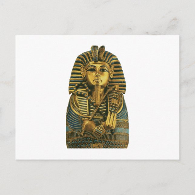 Cartão Postal Ouro King Tut (Frente)