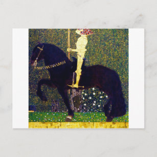 Cartão Postal Ouro Knight, Gustav Klimt