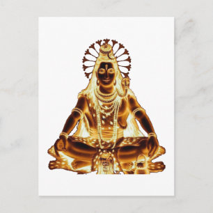 CARTÃO POSTAL OURO SHIVA