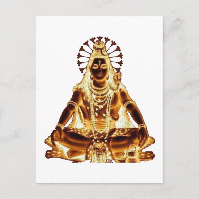 CARTÃO POSTAL OURO SHIVA (Frente)