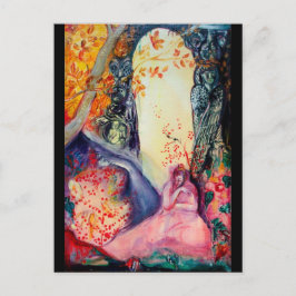 Cartão Postal OURO SONHO / Yoga Meditação Zen Garden