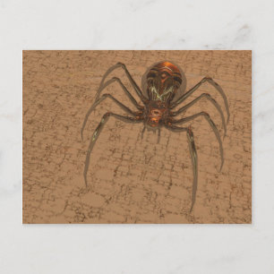 Cartão Postal Ouro Spider
