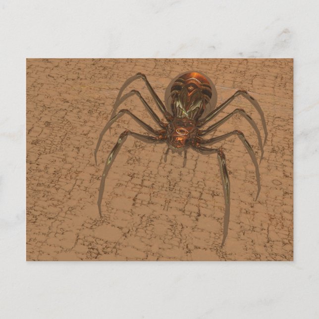Cartão Postal Ouro Spider (Frente)