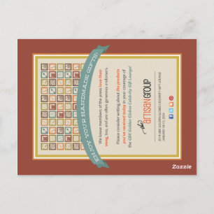 Cartão Postal OURO TAG Globals Press Postcard