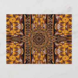 CARTÃO POSTAL OURO TIBETANO LOTUS 8