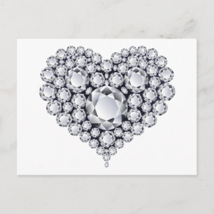 Cartão Postal Ouros em Gemas do Coração Negro