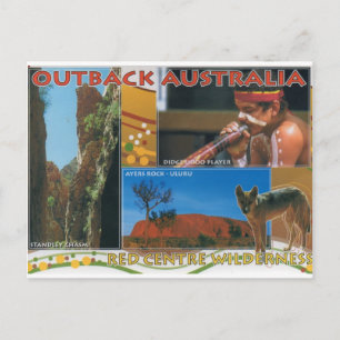 Cartão Postal Outback Austrália