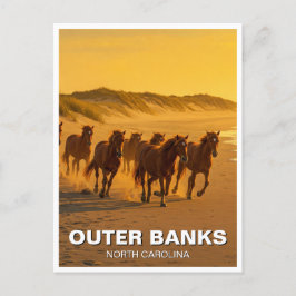 Cartão Postal Outer Banks da Carolina do Norte Viagem