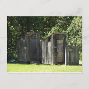 Cartão Postal Outhouse