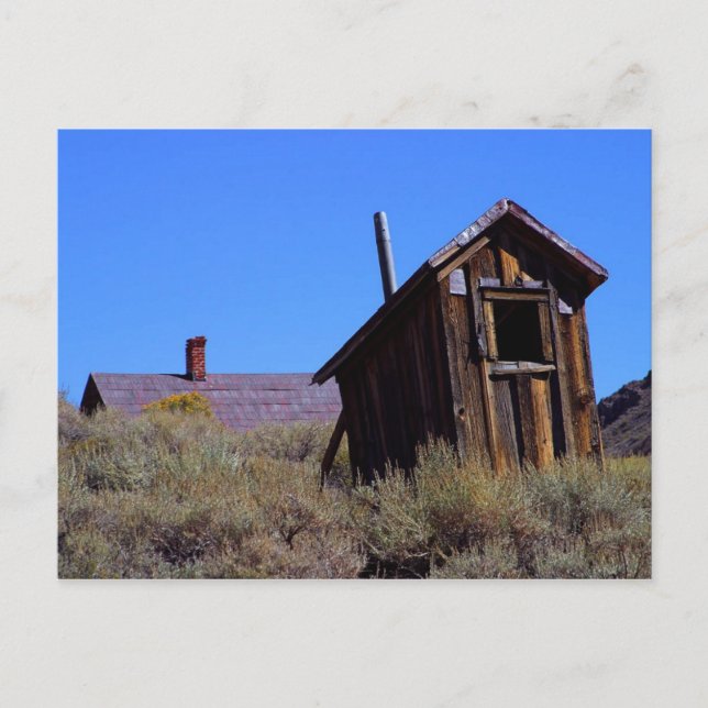 Cartão Postal Outhouse (Frente)