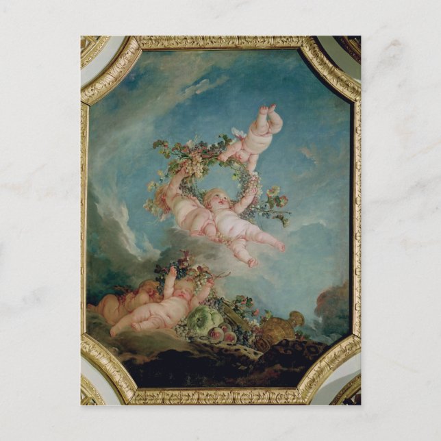 Cartão Postal Outono, de uma série de Quatro Estações (Frente)