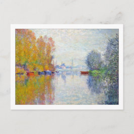 Cartão Postal Outono do Sena na Argentina por Monet