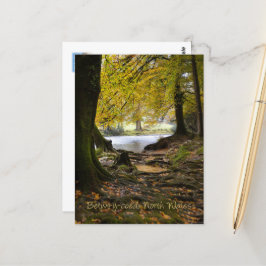 Cartão Postal outono em Betws-y-coed, Norte do País de Gales