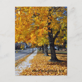 Cartão Postal Outono em Brookfield Ocidental, MÃES