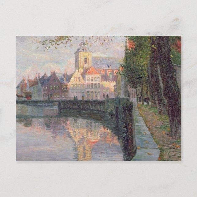 Cartão Postal Outono em Bruges (Frente)
