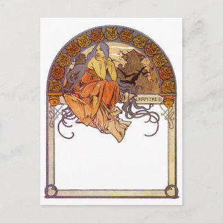 Cartão Postal Outono em Espera