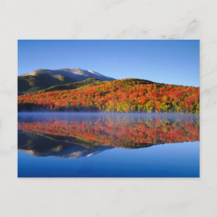 Cartão Postal Outono Montanhas Adirondack Nova York