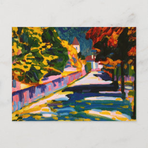 Cartão Postal Outono na Baviera, 1908 por Wassily Kandinsky